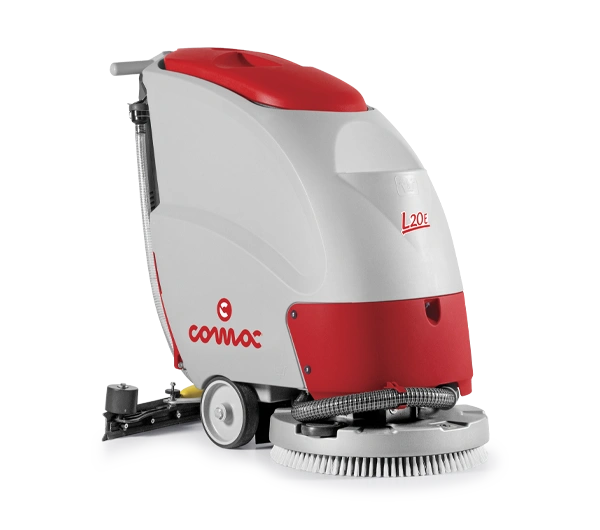 Capacità serbatoio soluzione: 40 l
Consigliata per spazi fino a: 1.800 m2
Autonomia batterie fino a: 3 h