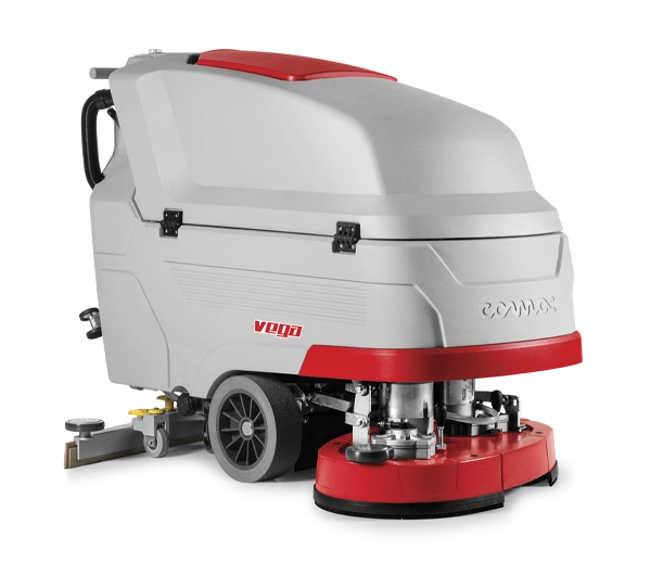 Capacità serbatoio soluzione: 75 l
Consigliata per spazi fino a: 4.500 m2
Autonomia batterie fino a: 3,5 h